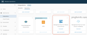 Read more about the article VMware vRealize Operations Management Pack for Cloud Director Availability 1.2 is now available in the VMware Cloud Marketplace!￼