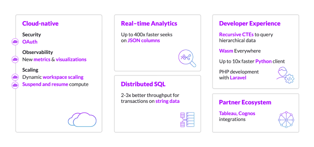 Read more about the article 5 key new features in SingleStoreDB 8.0